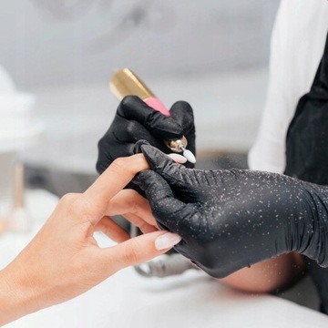 Frez ceramiczny do paznokci manicure hybryd żel choinka stożek średni
