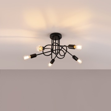 МОДНЫЙ ДИЗАЙН ПОТОЛОЧНЫЙ СВЕТИЛЬНИК EDISON 5