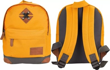 Plecak przedszkolny dla dzieci szkolny z dodatkami skórzanymi ABBEY 5,5L