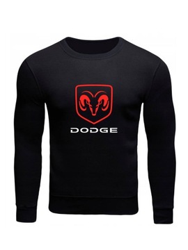 BLUZA BEZ KAPTURA DODGE MĘSKA CZARNA XL