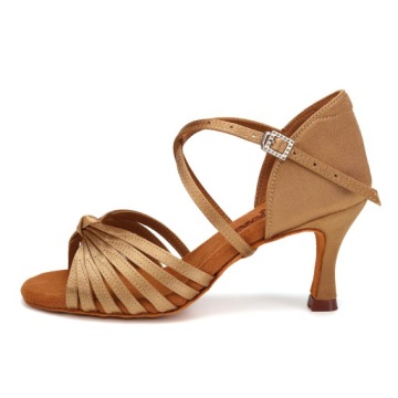 Танцевальная обувь танцевать удобное латиноамериканское обнаженное 7,5 см