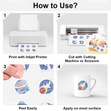 100% прозрачная виниловая наклейка, бумага формата А4, лист самостоятельно