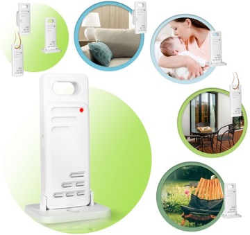 БЕСПРОВОДНАЯ ПОГОДНАЯ СТАНЦИЯ ПОГОДА-ГИГРОМЕТР + ДАТЧИК