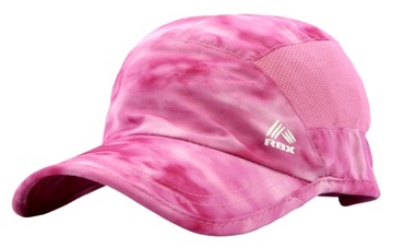 Czapka z daszkiem do biegania damska Tie Dye RBX uniwersalna