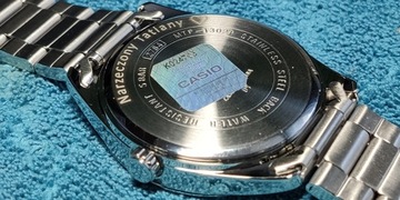 Zegarek męski Casio EDIFICE CHRONOGRAF WR100M BRANSOLETA Stalowy + GRAWER