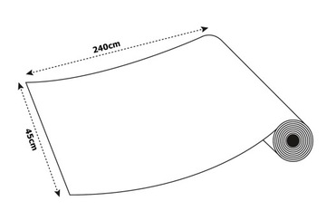 Folia Okienna Na Szybę Wewnętrzna Statyczna 45cm