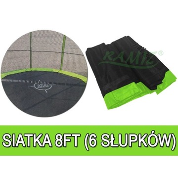 ND28_13899_ADT_SIA_8FT_ZIE Siatka do Trampoliny 8FT Zielona