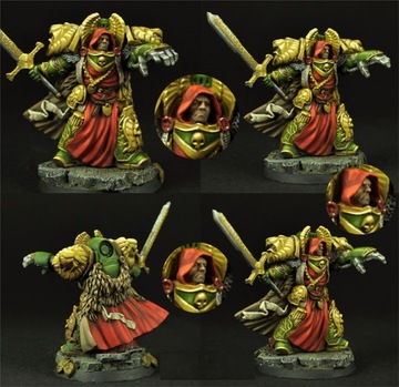 Figurka Lion SF Knight + Podstawka 28mm Scibor 28SF0122 Space Marines W40K