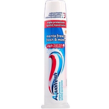 Зубная паста Aquafresh Fresh Minty с помпой, стоячая ТЮБИК 1450ppm 5x 100мл