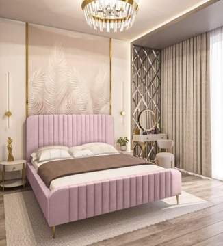 Łóżko Glamour 160x200 TypLI-Kolor do wyboru