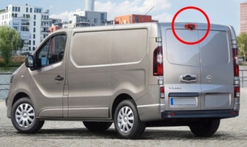 Камера заднего вида в стоп-сигнал для Renault Trafic, Vivaro, Nissan Primastar 01-