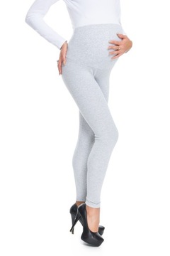 LEGGINSY CIĄŻOWE OCIEPLANE DAMSKIE Z PANELEM GETRY