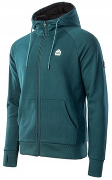 Męska bluza z kapturem ELBRUS RUFO - XXL deep teal