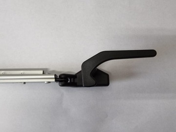 Опора, замок, кронштейн для окна прицепа, 275мм, левый, ручка сдвижная