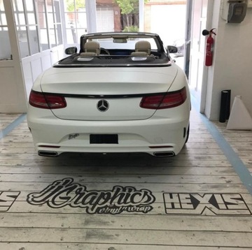 Фольга HEXIS Белая Блестящая Матовая 152X100см МАТТОВАЯ