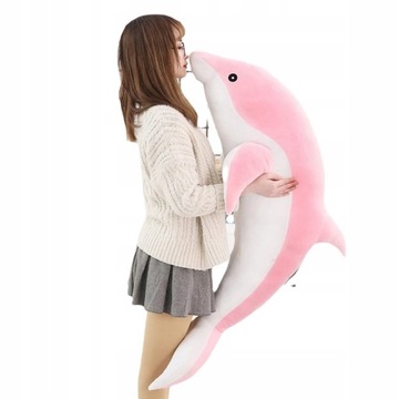 MASKOTKA DELFIN PLUSZOWY 90CM MIŚ PREZENT PODUSZKA