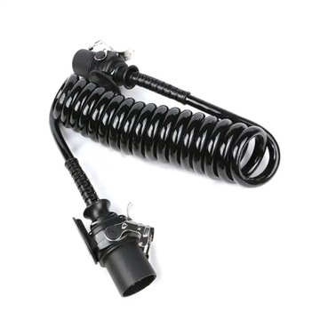 Спиральный кабель 15 PIN ADR прицеп полуприцеп TRACTOR 2x PLUG 3,8м 24В
