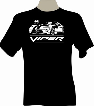 KOSZULKA T-shirt z nadrukiem dodge VIPER