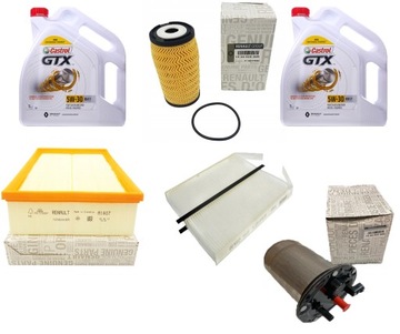 CASTROL 5W30 RN17 SADA FILTRŮ DPF MASTER 2.3DCI OPEL MOVANO B 19-