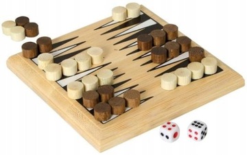 Bambusowe mini gry BACKGAMMON Albi