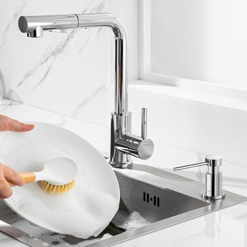 2-ходовой ДОЗАТОР ЖИДКОГО МЫЛА ДЛЯ РАКОВИНЫ 300 МЛ С Силиконовым Шлангом 1,25 М