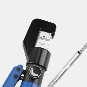 ШЕСТИГРАННАЯ ГИДРАВЛИЧЕСКАЯ МАШИНА ДЛЯ ПРЕССОВАНИЯ КАБЕЛЯ + НОЖНИЦЫ 2-В-1