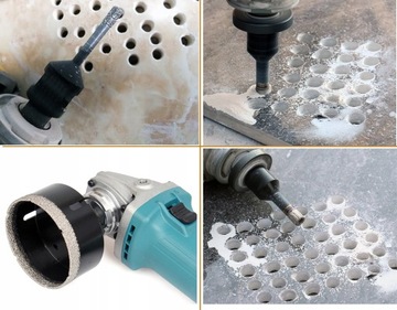 НАБОР КОРОНОЧНЫХ ПИЛОВ, АЛМАЗНЫЕ СВЕРЛА СВЕРЛО ДЛЯ КАМНЯ STONE 6-68