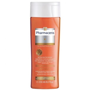 PHARMACERIS H-KERATINEUM SZAMPONWZMACNIAJĄCY 250ML
