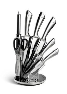 Набор ножей в блоке Набор ножей Edenberg из 8 предметов с подставкой