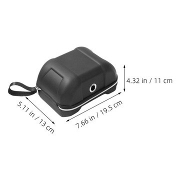 ЧЕХОЛ ДЛЯ ЛЫЖНЫХ ОЧКОВ, ЧЕРНЫЙ 19,50X13,00X11,00 СМ
