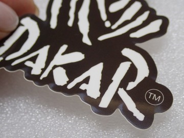 НАКЛЕЙКА С ЛОГОТИПОМ DAKAR RALLY MOTO MOTOCROSS RALLY НАКЛЕЙКА 7 x 8,8 см