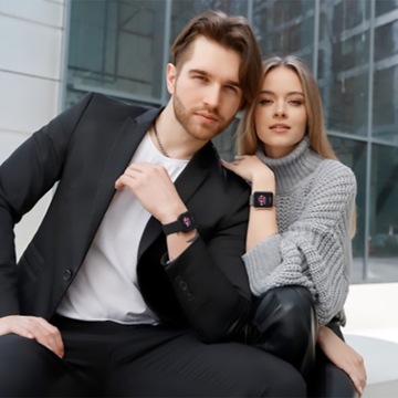 Smartwatch Damski Garett 5904238484777 różowy pase