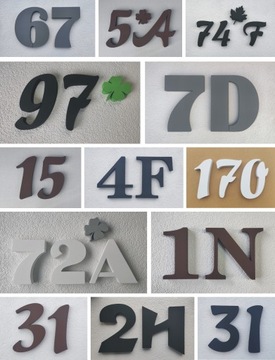 НОМЕР ДОМА, высота 25см, декор бесплатный!