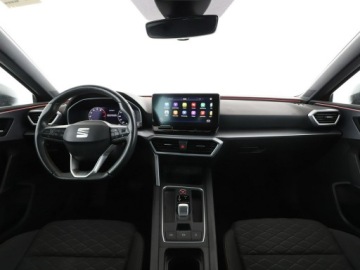 Seat Leon III Hatchback Facelifting 1.5 EcoTSI 150KM 2020 Seat Leon FR automat virtual mHEV navi kamera ACC, zdjęcie 14