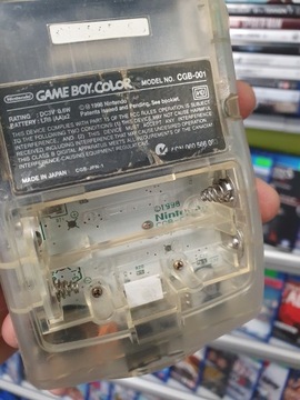KONSOLA GAME BOY COLOR TRANSPARENT STAN BDB