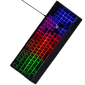 ИГРОВАЯ КЛАВИАТУРА СО СВЕТОДИОДНОЙ ПОДСВЕТКОЙ ДЛЯ ГЕЙМЕРОВ