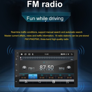 Car Radio 2 DIN WiFi GPS Android 11 BT5.0