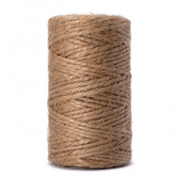 10 x Sznurek jutowy pakowy 2,2 mm, 100 g, 31m EKO