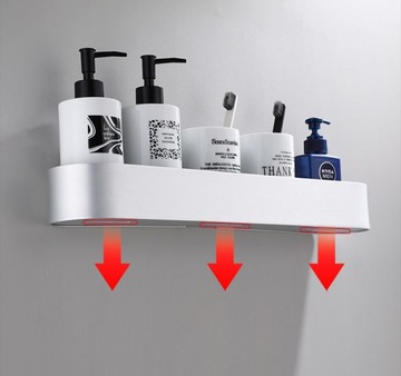 PÓŁKA ŁAZIENKOWA WISZĄCA POD PRYSZNIC LOFT 60CM