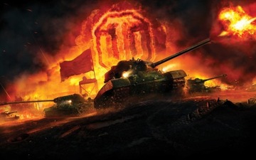 WORLD OF TANKS Naklejka - plakat 100 cm K112