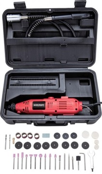 KOMPAKTOWA MINI SZLIFIERKA GRAWERKA PROSTA ZESTAW 135W WORCRAFT