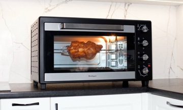 МИНИ-ОТДЕЛЬНО СТОЯЩАЯ ДУХОВКА BERLINGER 65 Л КОНВЕКЦИЯ РАЗЛИЧНАЯ СВЕТ 2X СТЕКЛО