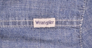 WRANGLER koszula BLUE jeans S/S SHIRT_ S