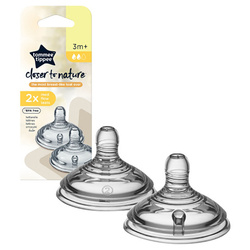 Tommee Tippee - Smoczek Closer to Nature 3m+ średni przepływ, 2 szt.