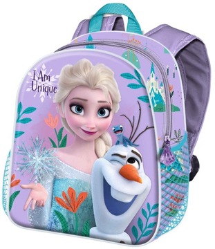 KRAINA LODU PLECAK DZIECIĘCY WYCIECZKI FROZEN 3D PREMIUM ELSA