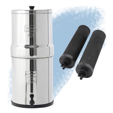 FILTR DO WODY BIG BERKEY TEXAS USA SYSTEM FILTRACJI WODY 8,5 L + 2 FILTRY