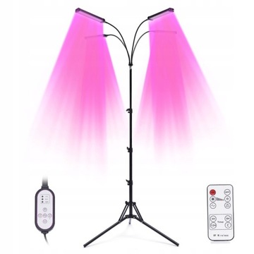 LAMPA STOJąCA DO UPRAWY ROśLIN 30W LED 4 HEADS