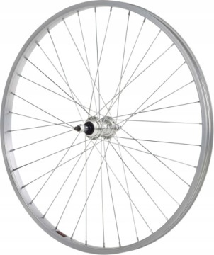 Kolo Na Kolo 26 Palců Zadní Volnoběžka Hliníkové Ráfky V-brake Stříbrné