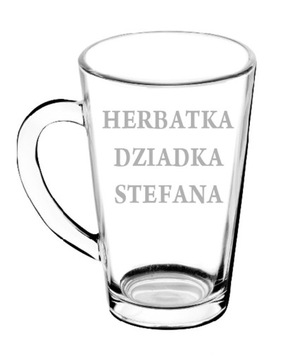 Стеклянная, кофейная и чайная кружка с именем