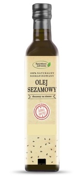 PRAWDZIWY OLEJ SEZAMOWY 500ml PRODUCENT +GRATIS